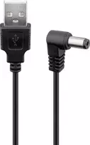 USB maitinimo laidas - DC kištukas 5,5x2,5 Goobay 1,5m