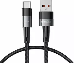 Kabelis 66W 6A 0,25m USB – USB-C Tech-Protect UltraBoost pilkos spalvos