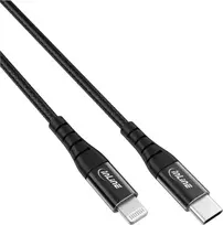 USB kabelis InLine USB- C - Žaibas 1 m juoda (31450D)