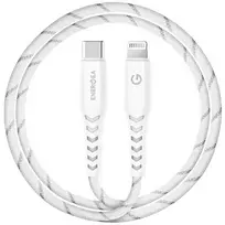 ENERGEA Nyloflex USB-C & Lightning kabelis C94 MFI 1.5m baltas
