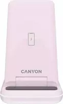 CANYON belaidis įkroviklis WS-304 15W 3in1 Iced Rožinė