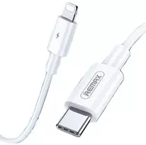 Greito įkrovimo kabelis REMAX RC-175i 20W PD USB-C į Lightning, 1m: Spalva - Juoda