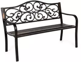 Metalinis sodo suolas Bloom Gold