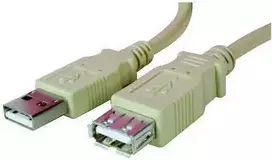 Lama Plus USB ilgintuvas (2.0), USB A M - USB A F, 3m, juoda