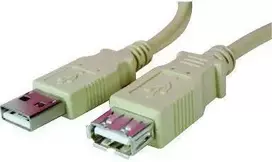Logo USB ilgintuvas (2.0), USB A M - USB A F, 1.8m, juoda