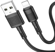 USB A tipo į „Lightning“ tipo laidas Hoco 2,4A 1 m X83 juodas