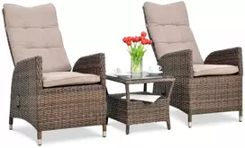 Lauko baldų komplektas MALTA DUO, Brown