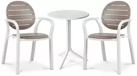 Lauko baldų komplektas PALMA/SPRITZ 2+1, Bianco