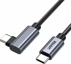 Unitek Kabelis USB-C kampinis 90° PD100W 3m