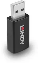 USB Adapteris - LINDY USB 2.0 Type A į A Duomenų Blokatorius, M/F, Juodas