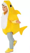 Rubies Baby Shark Deluxe Gul KŪDIKIAMS / 6-12 M