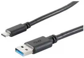 S-Conn 13-31045, 3 m, USB A, USB C, 3.2 Gen 1 (3.1 Gen 1), 5000Mbit/s, Rūšiuoti