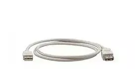 Kramer Electronics C-USB/AAE-6, 1,8 m, USB A, USB A, USB 2.0, Kištukas/Lizdas, Balta