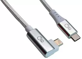 Ochno USB-C-C laidas Gen2, kampinis, 0,7 m