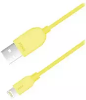 Sinox Beslag Sinox SXI2502MFI-Y, 2 m, Lightning, USB A, Kištukas, Kištukas, Geltonas
