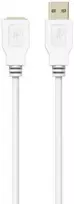 Sinox Beslag Sinox USB 2.0 prailginimo laidas. 2 m. Baltas