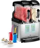 Royal Catering Granitor dozatorius, skirtas šlifuotiems gėrimams, ledų granitams, dvigubas 2x 6L