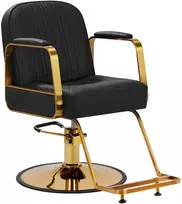 Activeshop Kirpyklos kėdė HAIR SYSTEM HAIRDRESSING CHAIR ACRI Juodas GOLD