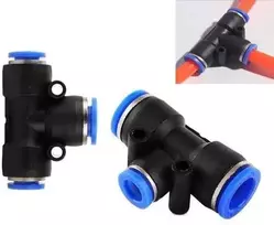 Oem Kištukinė jungtis T-tee PE-8mm - Pneumatinė greita vandens jungtis