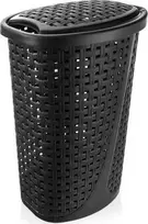 Orion Skalbinių dėžė plastikinė juoda 45 l