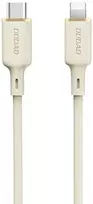 Dudao L7SCL USB-C – Lightning kabelis 30W 1m – beige