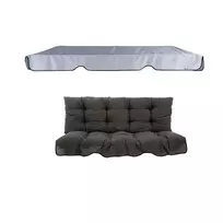 Pagalvėlės su stogeliu sūpynėms 150 cm Piemont H024-07PB PATIO