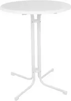 Sodo stalas 85 cm marmurinis / baltas PATIO