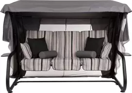 Sodo sūpynės su tinkleliu nuo uodų Venezia Lux Juodas Edition C024-06LB PATIO