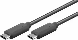 Kabelis USB C kištukas - USB C kištukas, 1m juodas SQ290455
