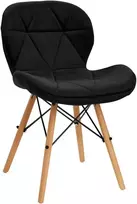 Activeshop Kėdė 4Rico QS-186 Scandi Velvet Juodas