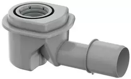 Aco ShowerDrain M+ trapas, PP, h-89 mm, horizontalus 50mm prijungimas, vandens aukštis sifone 50mm