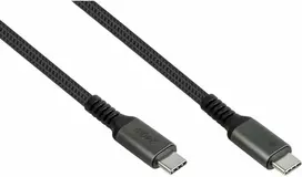 Alcasa „Good Connections“ – geras jungtis, USB 2.0 įkrovos ir duomenų kabelis (240 W), USB-C jungtis / USB-C jungtis, 2 m