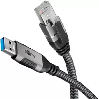 „Goobay“ USB 3.0 – RJ45 FTP cat.6 tinklo kabelis – 1,5 m