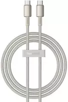 Laidas iš USB-C į USB-C Baseus Tungsten Gold, 100 W, 1 m (auksinis)