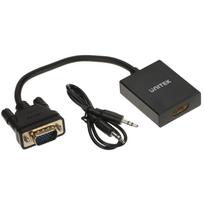 VGA Į HDMI KEITIKLĮ V1112ABK01 + AUDIO UNITEK