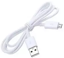 Samsung USB 2.0/micro USB, 1 m, 1 m, USB A, Micro-USB A, USB 2.0, Kištukas/Kištukas, Balta