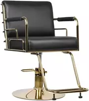 Activeshop Kirpyklos kėdė GABBIANO HAIRDRESSING CHAIR PRATO GOLD Juodas