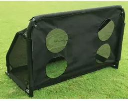 Maxwel Metalinis futbolo vartų komplektas 240x120 cm su treniruočių kilimėliu 2010510