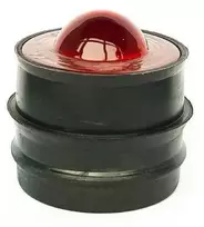 Šviesą atspindintis stiklinis elementas LUX2, 50 mm (raudonas)