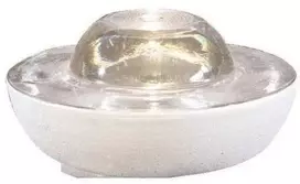 Šviesą atspindintis stiklinis elementas LUX5, 50 mm (baltas)