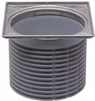 Uždedamas elementas be grotelių ir sifono+klick klack D-110, H-100mm(HL3210)