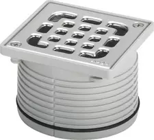 Viega trapo viršutinė dalis 100 x 100 Plastic / pilkas