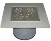 Uždedamas elementas PVC dangos privedimui D-110 185x185/115x115mm