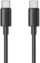 USAMS Kabelis USB-C į USB-C 60W 1m Fast Charging YD Series juodos spalvos SJ711USB01(US-SJ711)