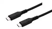 C-TECH kabelis USB 4.0, Type-C (CM/CM), PD 100W, 40Gbps, 0.5m, juodas