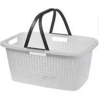 Storage Solutions Skalbimo krepšelis su rankenomis, plastikinis, 60 x 40 x 26 cm