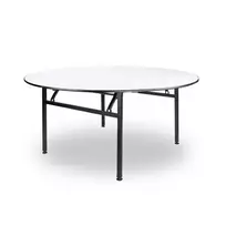 Tonro Apvalus medinis stalas dengtas PVC D150