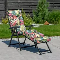 Lena Gultas Juodas Edition G052-23IB PATIO Sodo gultas su atrama kojoms