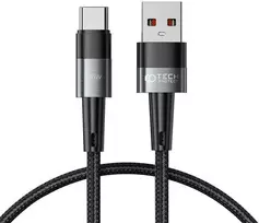 Kabelis PD 66W 6A 0,5m USB – USB-C Tech-Protect UltraBoost pilkos spalvos
