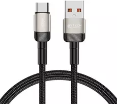 Kabelis USB – USB Type C 100W / 5A 1m Tech-Protect UltraBoost EVO titanium